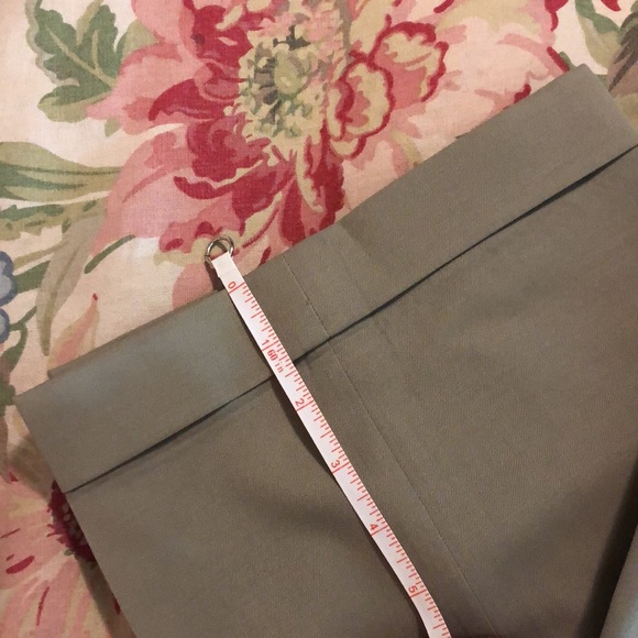 Vtg BROOKS BROTHERS 346 Trousers Size 36”W 28”L Tan Pleat 100% Wool Career $195 - Picture 10 of 16